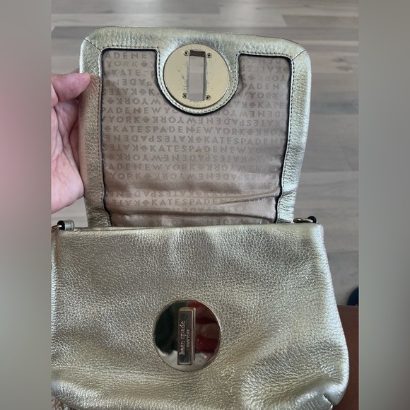 Kate Spade Metallic Quilted Crossbody Bag - Picture 6 of 9